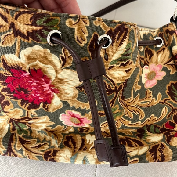 Longaberger shoulder bag bucket drawstring bag - Picture 5 of 12